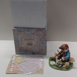 1995 Calico Kittens Hey Diddle Diddle the Cat and the Fiddle Figurine 166456